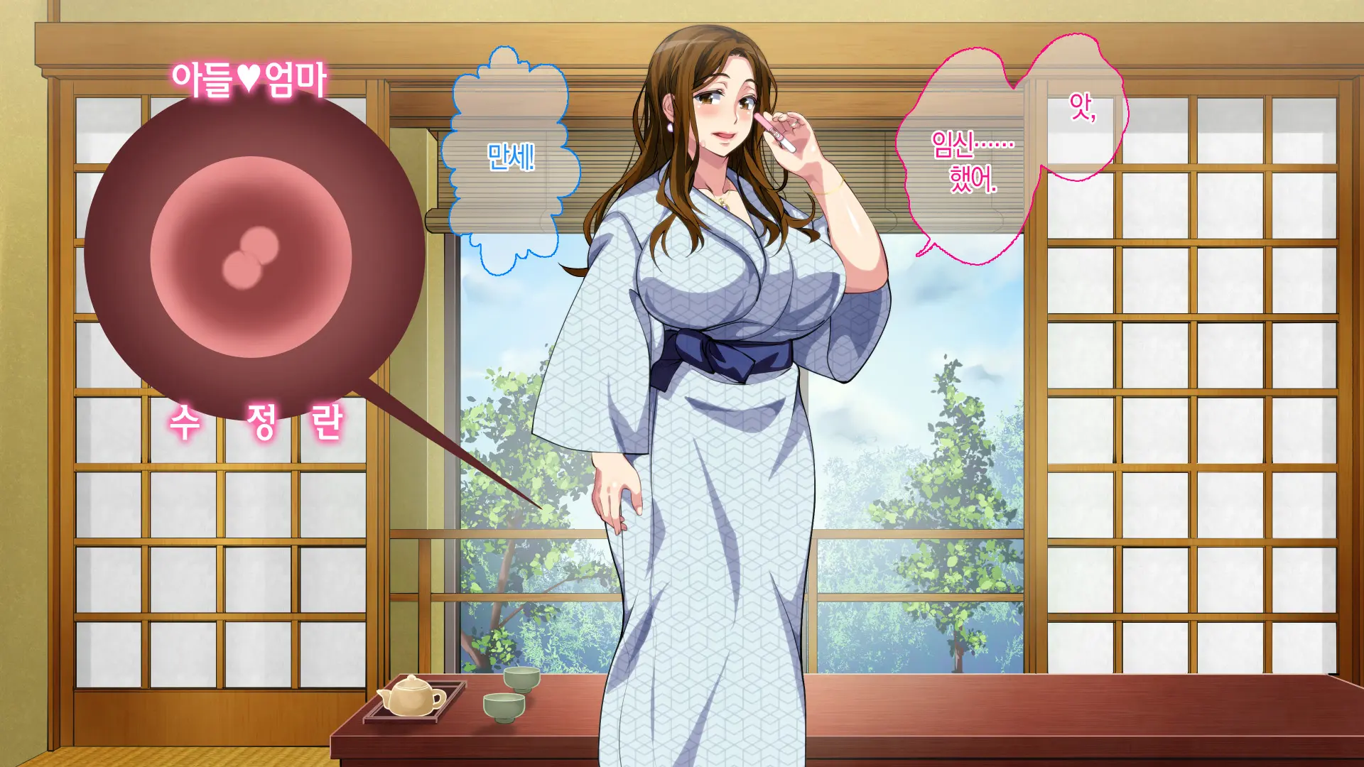 Boshi Soukan Game ~Haha O Haramaseru Made Tanetsuke Suru Onsen Ryokan~ | 모자상간 게임 ~엄마를 임신시킬 때까지 씨뿌리기 하는 온천 여관